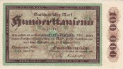 Oberhausen/Rheinland 100 Tausend Mark Gutehoffnungshütte Aktienverein für Bergbau und Hüttenbetrieb -