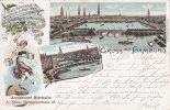 Hamburg Ansichtskarte/Postkarte/Litho/Gruss aus Hamburg./Alsterarkarden/Arnsbacher ... -