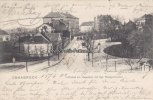 Osnabrück Ansichtskarte/Postkarte/Osnabrück/Parthie am Hegerthor mit Kgl. Realgymnasium -