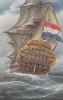 Deutsches Reich Ansichtskarte/Postkarte/Künstlerkarte/signiert Chr.Rave./"Marine-Galerie"/Nr.69. -