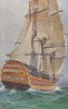 Deutsches Reich Ansichtskarte/Postkarte/Künstlerkarte/signiert Chr.Rave./"Marine-Galerie"/Nr.16. -