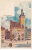 Würzburg Ansichtskarte/Künstler-Postkarte/signiert K. Mutter/Wuerzburg./Eckardsturm. -