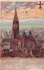 Freiburg Ansichtskarte / Postkarte / Künstlerkarte / signiert Kley/Freiburg, Münster. -