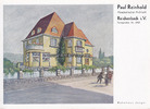 Reichenbach i. Vogtl. Ansichtskarte/Postkarte/Paul Reinhold Akademischer Architekt/Reichenbach i. V. -