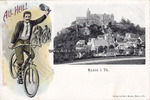 Ranis i. Th. Ansichtskarte/Postkarte/Ranis i. Th./All Heil! -