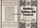 Osnabrück Erinnerungsblatt/Geschenk der Sparkasse der Stadt Osnabrück/Gutschein über 3 RM -