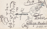 Deutsches Reich 1916 Ansichtskarte / Feldpost / Marine-Schiffspost No.117/4. Torpedoboots-Halbflottille 2 + 2-3