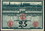 Bremerhafen / Geestemünde / Lehe 25 Pf Städte -