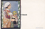 Deutsches Reich/Lwów/Lwiw/Lemberg Postkarte / Künstlerkarte / Jugendstil / Typen aus Polen. / H. Altenberg Lwów I. -