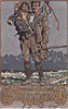 München Künstlerkarte Nr.180./Amtliche Ausstellungspostkarte / Ausstellung München 1908 -