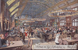 München Ansichtskarte / Postkarte / Künstlerkarte / signiert F. Quidenus / Festsaal ... -