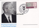 Braunschweig Ansichtskarte / Postkarte / Kiesinger / mit Sonderstempel: 15. Bundesparteitag.. -