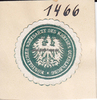 Quedlinburg Siegelmarke / Verschlussmarke / Königlicher Kreisarzt des Kreises Quedlinburg -