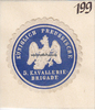 Preussen Siegelmarke / Verschlussmarke / Königlich Preussische 5. Kavallerie-Brigade -