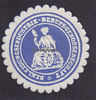 Preussen Siegelmarke / Verschlussmarke / Bekleidungsindustrie Berufsgenossenschaft / ... -