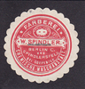 Berlin-Spindlersfeld-Cöpenick Siegelmarke / Verschlussmarke / Färberei Chemische Waschanstalt. W. Spindler... -