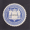 Magdeburg Siegelmarke / Verschlussmarke / Königliche Eisenbahndirektion Magdeburg -