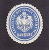 Hamburg Siegelmarke / Verschlussmarke / Kaiserlich Deutsches Postamt 11. Hamburg -