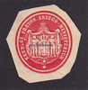 Preussen Siegelmarke / Verschlussmarke / Koenigl. Preuss. Kriegs-Ministerium -