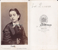 Wien/Österreich Carte de visite / CdV / Pauline Lucca / Pauline Lucka / Opernsängerin -