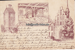 Wienhausen Ansichtskarte / Postkarte / Vorläufer / Litho / Gruss vom Kloster Wienhausen -