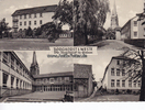 Borghorst/Steinfurt Ansichtskarte / Postkarte / Borghorst i. Westf. / Die Textilstadt im Grünen -