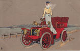 Deutsches Reich Ansichtskarte / Postkarte / Künstlerkarte / T. Bianco / Automobil-Serie N. 354 B -