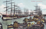 Hamburg Ansichtskarte / Postkarte / Hamburg Segelschiffhafen. -