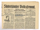 Werdohl 38 Zeitungen / Süderländer Volksfreund / Werdohler Zeitung -