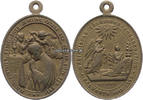 Schwerte / Ruhr Tragbare Bronzemedaille / Marianische Jünglings-Congregation / Heilig. Aloysius. . . -