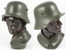 Weimar Arno Oswald Zauche / Bronze / Büste eines Soldaten des ersten Weltkriegs mit ... -