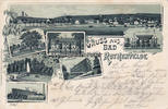Bad Rothenfelde Ansichtskarte / Postkarte / Litho / Gruss aus Bad Rothenfelde / Gradierwerk -