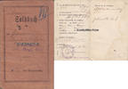 Deutsches Reich Soldbuch für den Gefreiten August Fritzen / 6. Kompagnie Inf.-Regt. 462 -