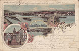 Melsungen Ansichtskarte / Postkarte / Litho / Gruss aus Melsungen / Sieges-Denkmal -