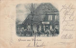 Techau / Ratekau / Ostholstein Ansichtskarte / Postkarte / Gruss aus Techau. Gasthof zum neuen Kruge -