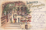 Lübeck Ansichtskarte / Postkarte / Litho / Gruss aus dem Lübecker Wintergarten -