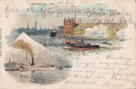 Hamburg Ansichtskarte / Postkarte / Litho/ Hamburg / Apfelsinenspeicher / Einkommender.. -