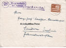 Westenholz / Paderborn 1949 Brief mit Landpoststempel / Westenholz über Paderborn 2-3