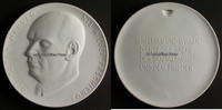 Meißen Porzellan Medaille / Plakette / Ernst Thälmann / Die Toten mahnen / Nie... -