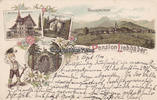 Holzkirchen / Miesbach / Bayern 1900 Ansichtskarte / Postkarte / Litho / Gruss aus Pension Liebhaber / Holzkirchen .. 2