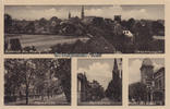 Büderich / Wesel / Kreis Moers Ansichtskarte / Postkarte / Büderich Krs. Moers / Gesamtansicht / Rheinstraße... -