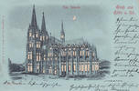 Köln Ansichtskarte / Postkarte / Litho / Halt gegen das Licht / Gruß aus Köln a. ... -