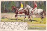 Deutsches Reich Ansichtskarte / Postkarte / Litho / Künstlerkarte von Herman Junker, Karlsruhe.. -