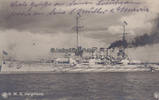 Deutsches Reich Ansichtskarte / Postkarte / Feldpost / S. M. S. Helgoland. -