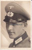 Drittes Reich Fotokarte / Soldat mit Schirmmütze -