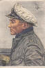 Drittes Reich Ansichtskarte / Postkarte / Künstlerkarte von W. Willrich / VDA /Kapitänleutnant -