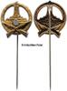 Drittes Reich Deutscher Reichskriegerbund Kyffhäuser / Schießauszeichnung in Bronze, 2. Form -