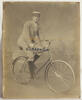 Deutsches Reich Großes Foto / Fahrrad / 22 Jahre Wilhelm Lobbert geb. 19. März 1871 -