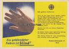 Bundesrepublik Deutschland / Bonn Ansichtskarte / Postkarte / Bundesverkehrswacht / Ein geblendeter Fahrer ist.. -