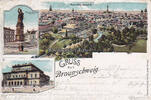 Braunschweig Ansichtskarte / Postkarte / Litho / Gruss aus Braunschweig -